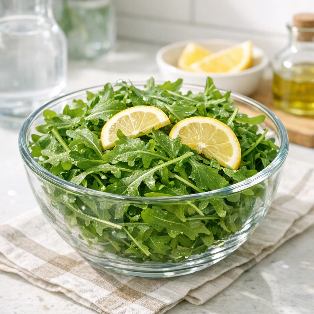 arugula leafy green for blood flow and detox