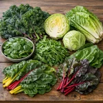 leafy greens that help prevent blood clots naturally