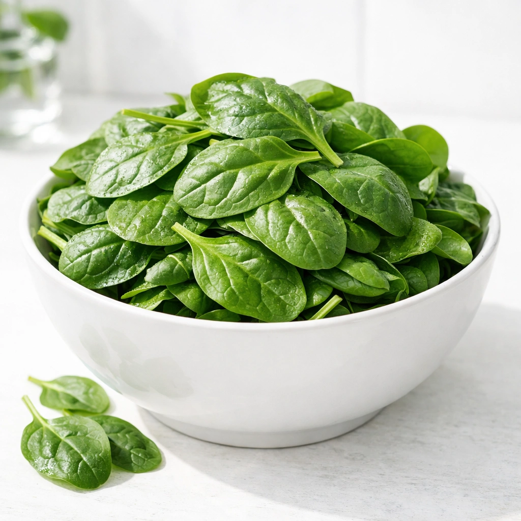 spinach leafy green for healthy blood circulation